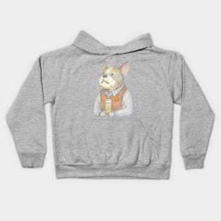 French bulldog and Gin tonic Kids Hoodie